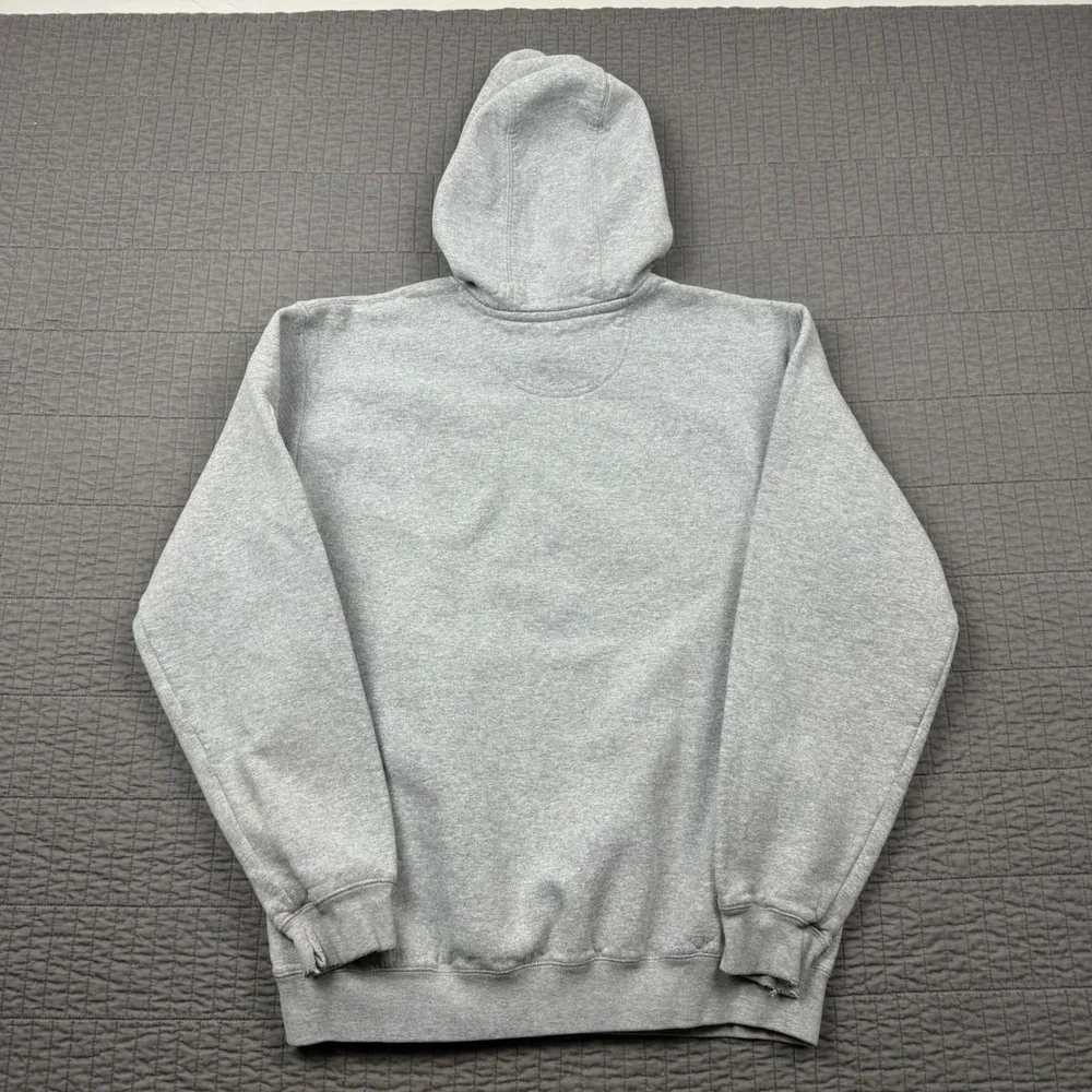 Carhartt Hoodie Men Medium Gray Sweatshirt‎ Original Fit Workwear Distressed